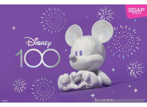 Load image into Gallery viewer, Soap Studio Disney 100th Anniversary Mickey and Minnie Heart Mini PVC Busts
