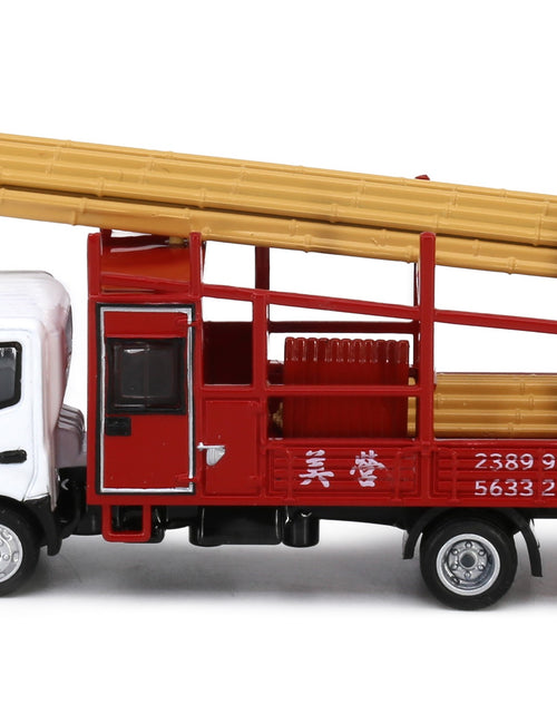 Load image into Gallery viewer, Tiny City 195 Die-cast 1/76 Model Car - HINO300 Bamboo Scaffolding Lorry
