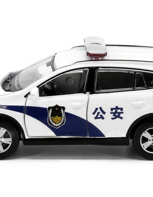 Load image into Gallery viewer, Tiny City CN6 Die-cast 1/64 Model Car - Toyota Rav4 Beijing Police (White)
