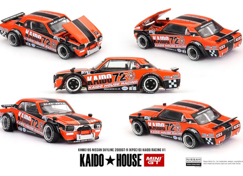 Load image into Gallery viewer, Kaido House x Mini GT Nissan Skyline 2000GT-R KPGC10 Kaido Racing V1
