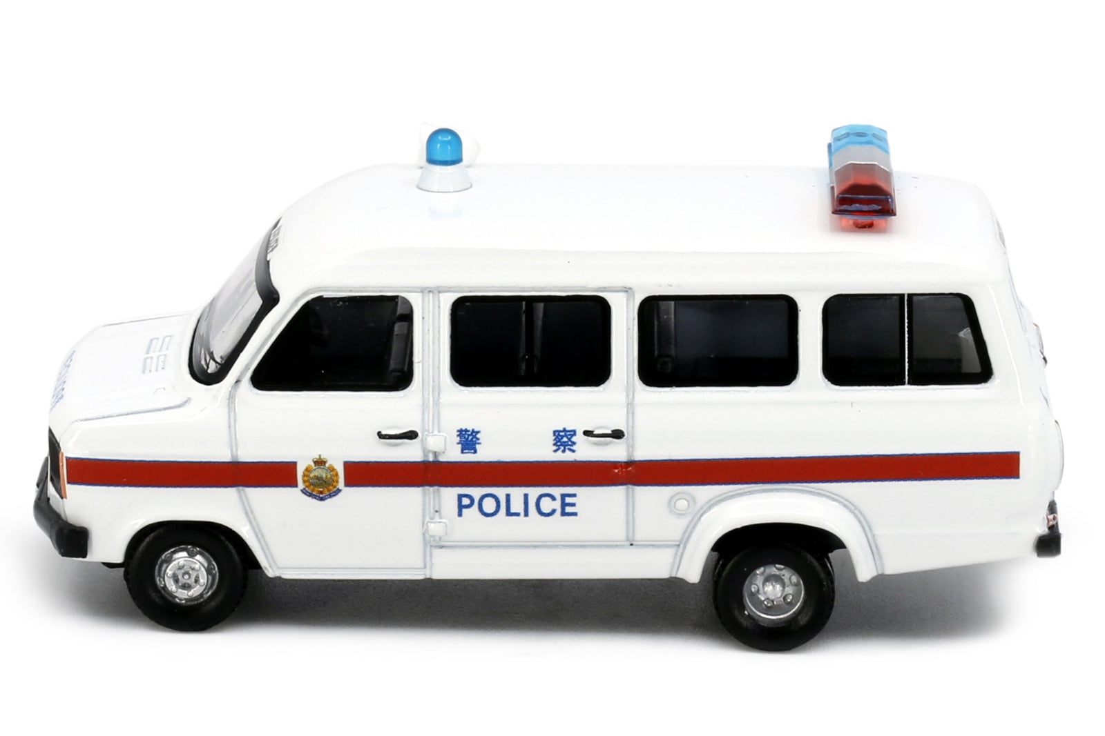 Tiny City 184 Die-cast Model Car - 1980's Police Van White (AM8476)