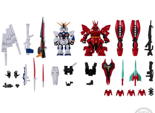 Load image into Gallery viewer, BANDAI MOBILITY JOINT GUNDAM RX-93ff νGUNDAM &amp; MSN-04FF SAZABI SET W/O GUM
