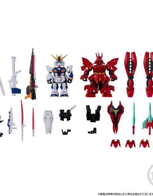 Load image into Gallery viewer, BANDAI MOBILITY JOINT GUNDAM RX-93ff νGUNDAM &amp; MSN-04FF SAZABI SET W/O GUM
