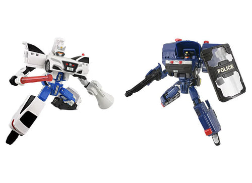 Load image into Gallery viewer, Takara Tomy Tomica Jobraver Police Braver Riot Police &amp; Traffic Police Set
