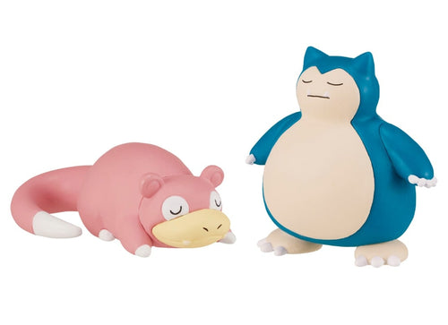 Load image into Gallery viewer, Takara Tomy Pokemon MonColle Collection Slowpoke &amp; Snorlax Mini Set Figure Set
