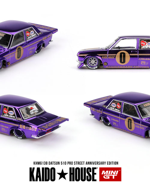 Load image into Gallery viewer, KaidoHouse X Mini GT 1/64 Datsun 510 Pro Street Anniversary Edition
