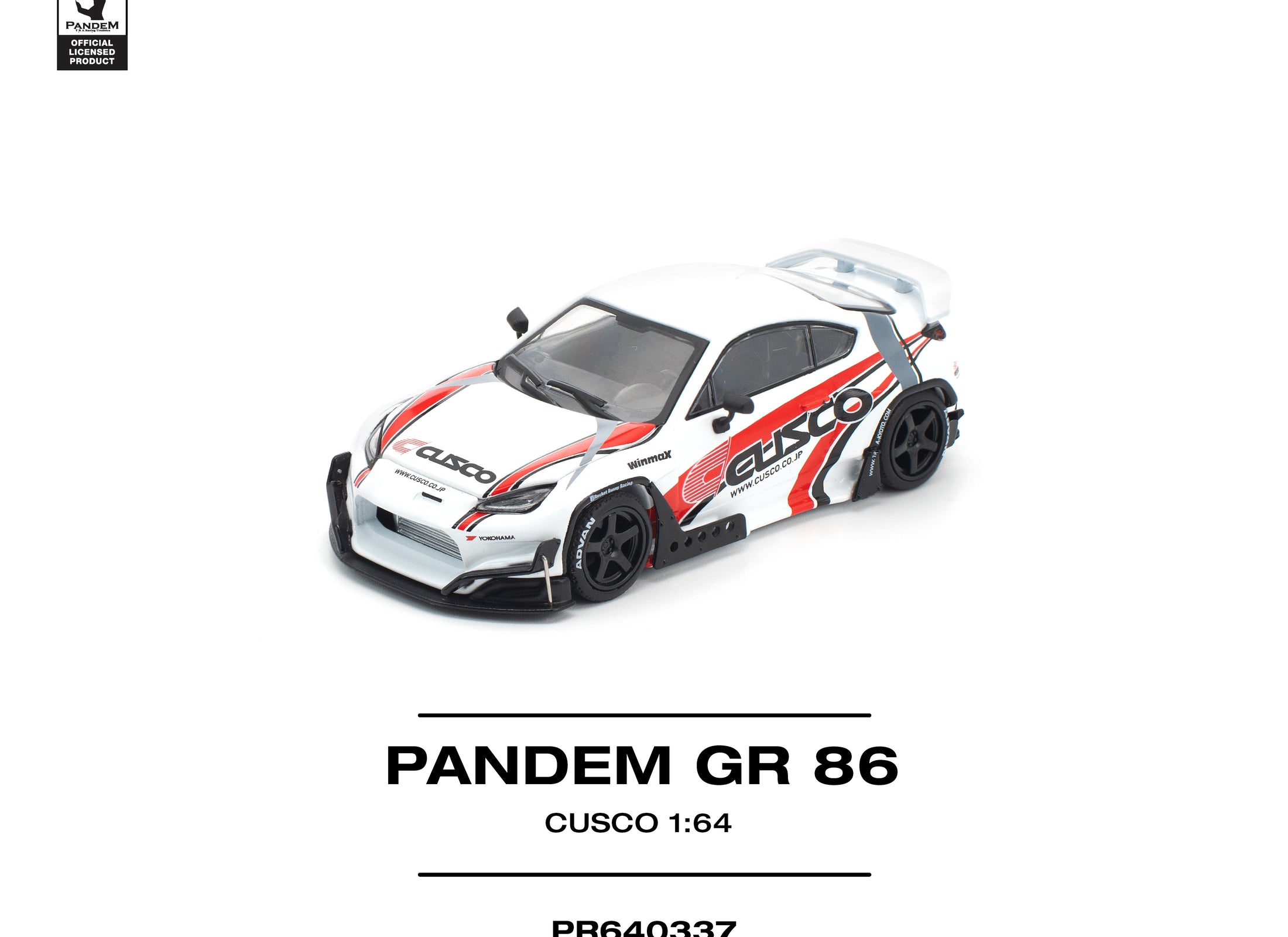 (Pre-order) POPRACE 1/64 PANDEM GR86 - CUSCO Diecast Model Car