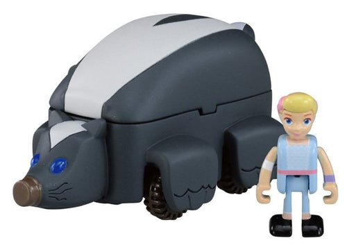 Load image into Gallery viewer, Takara Tomy Tomica Disney Dream Ride On Toy Story 4 TS-02 Bo Peep &amp; Skunk Car
