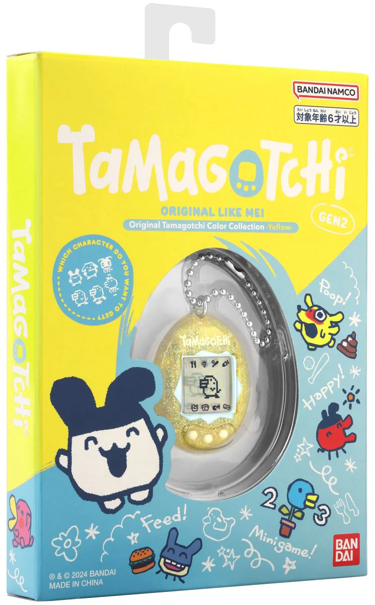 Bandai Tamagotchi The ORIGINAL LIKE ME! GEN1 COLOR COLLECTION YELLOW