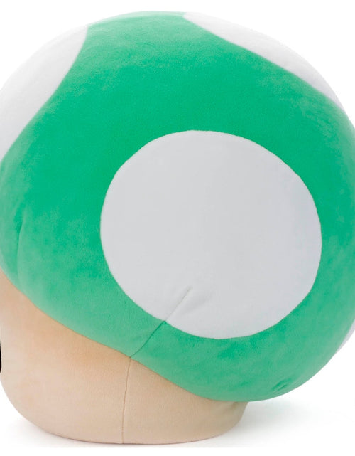 Load image into Gallery viewer, Takara Tomy Arts Super Mario Soft Plush Toy - Mocchi Game Style 1UP Mushroom
