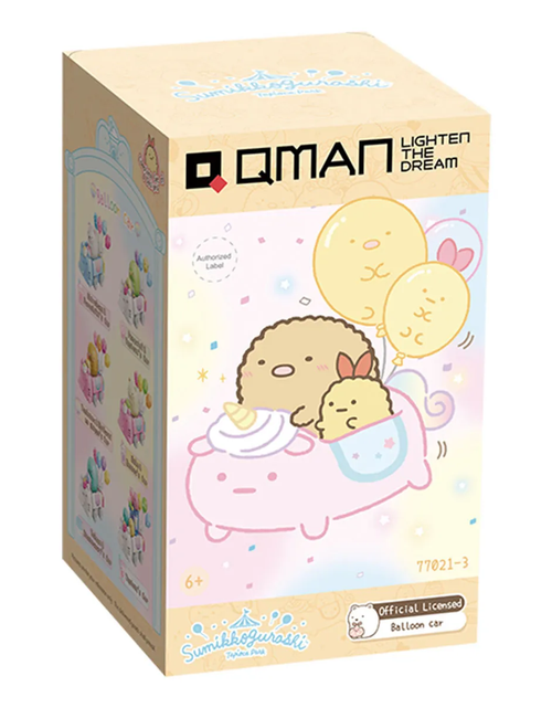 Load image into Gallery viewer, Qman Building Blocks #30489 Sumikko Tonkatsu &amp; Ebifurai no shippos Balloon Car
