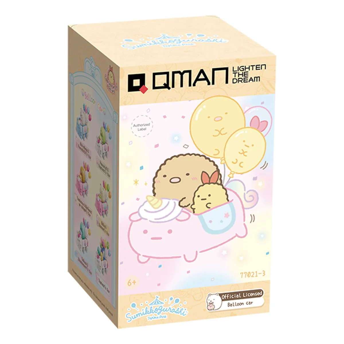 Qman Building Blocks #30489 Sumikko Tonkatsu & Ebifurai no shippos Balloon Car