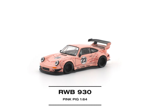 Load image into Gallery viewer, (Pre-order) POPRACE 1/64 - RWB 930 "PINK PIG" Diecast Model Car
