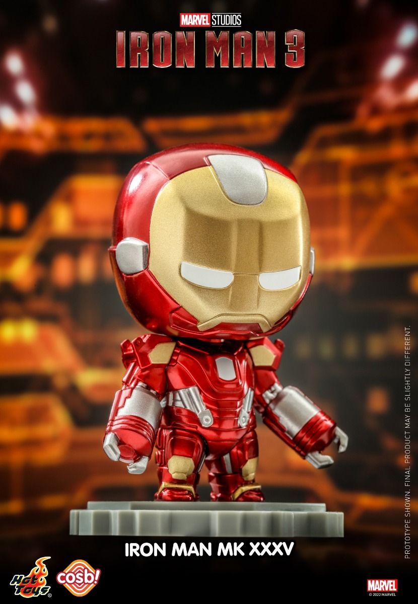 Hot Toys Cosbi Bobble-Head Collection Marvel Studios: Iron Man Series 3