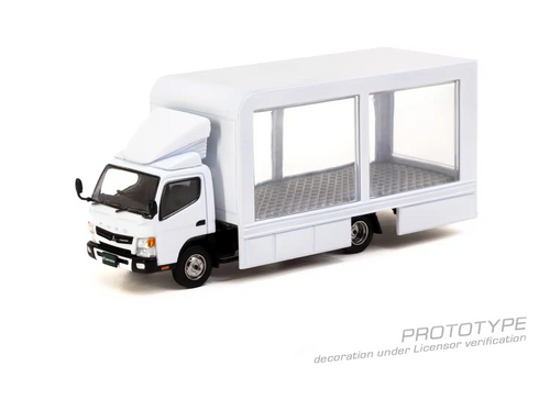 Load image into Gallery viewer, Tarmac Works 1/64 Mitsubishi Fuso Canter Mobile Display Truck
