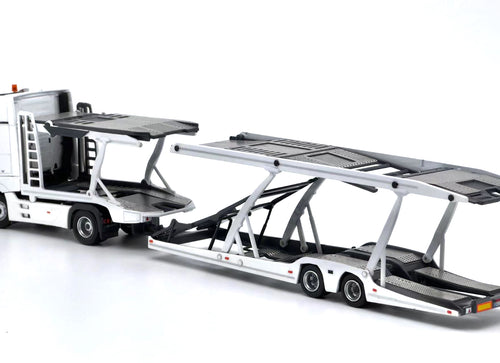 Load image into Gallery viewer, Tiny City - Mercedes-Benz Actros MP5 Transporter (White) Model car
