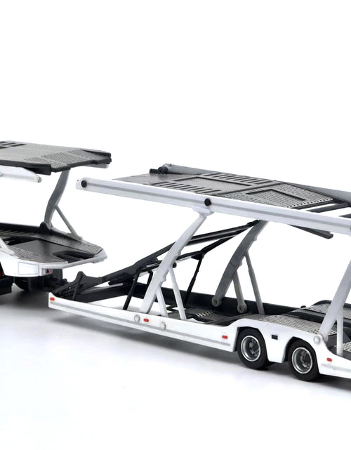 Load image into Gallery viewer, (In Stock) Tiny City - Mercedes-Benz Actros MP5 Transporter (White) Model car
