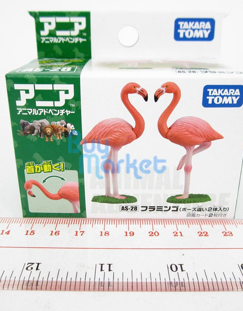 Load image into Gallery viewer, Takara Tomy ANIA Animal Adventure Action Figure AS-28 Flamingo Model Japan
