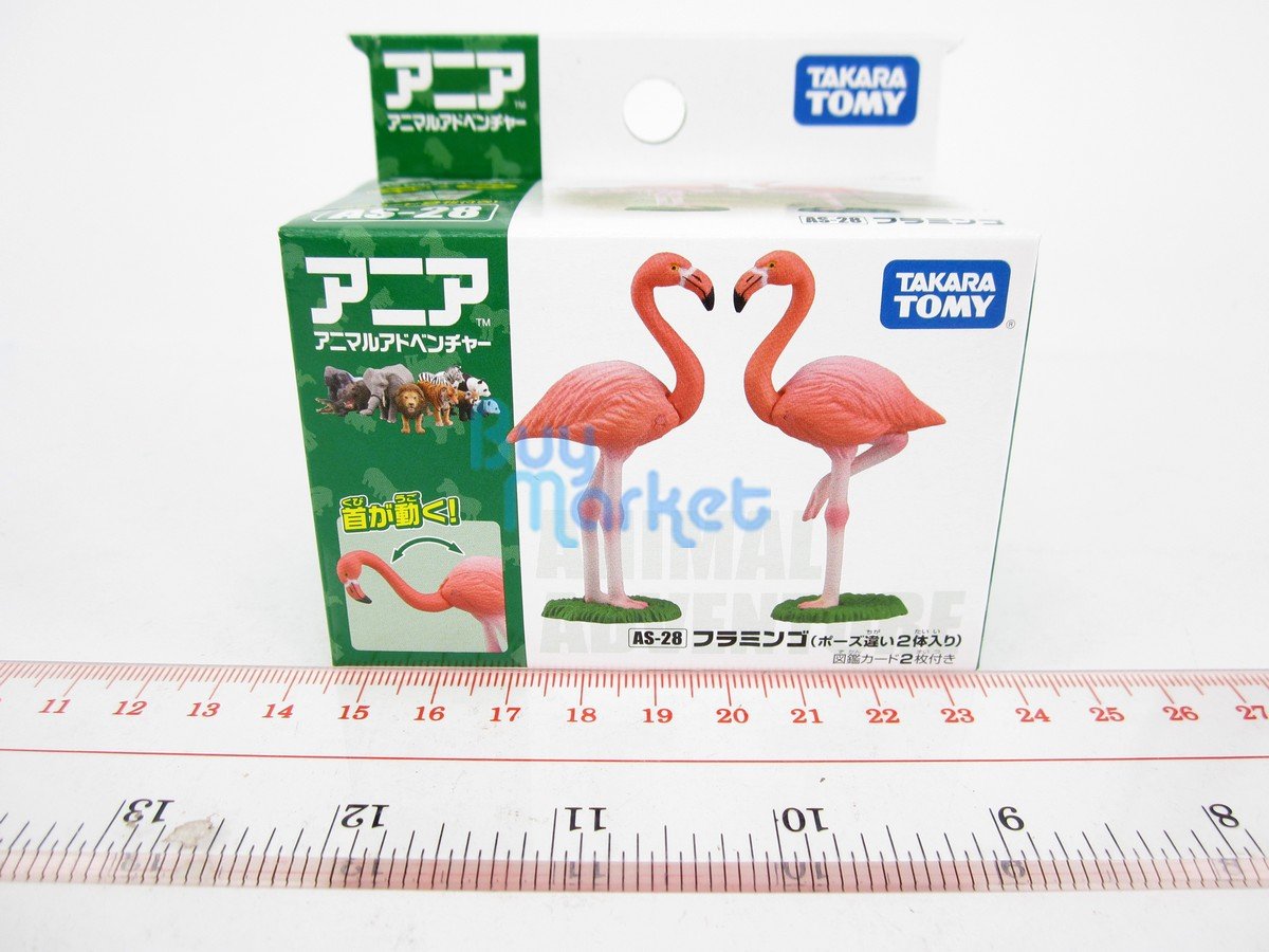 Takara Tomy ANIA Animal Adventure Action Figure AS-28 Flamingo Model Japan