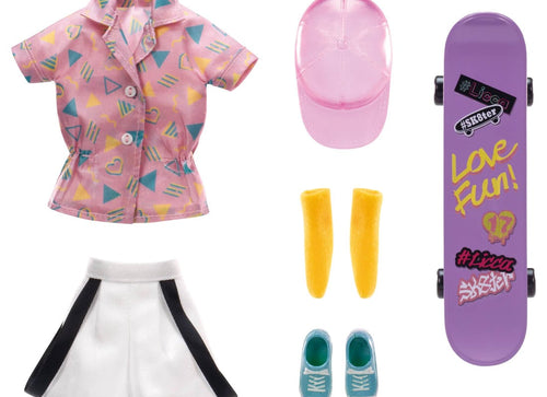 Load image into Gallery viewer, Takara Tomy Licca Chan Doll Accessory- Skateboard Street Dress Set

