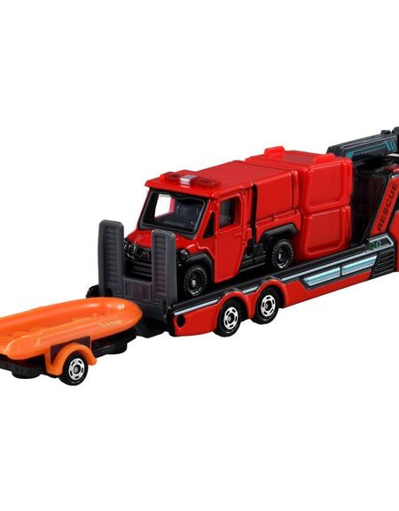 Takara Tomy Tomica No.132 Morita Small Off-Road Fire Truck Red Ladybug Transport