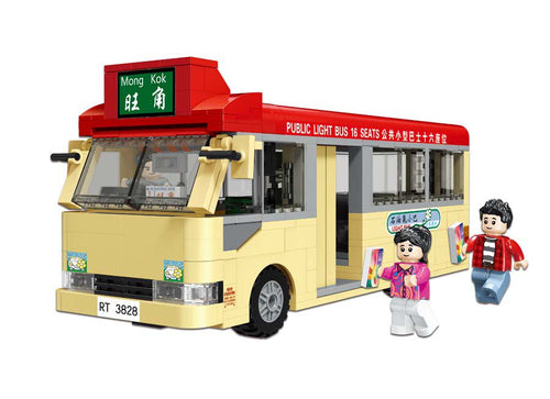 Load image into Gallery viewer, Royal Toys Building Blocks City Story Bricks RT02: Hong Kong Light Bus (696 Pcs/Pzs)
