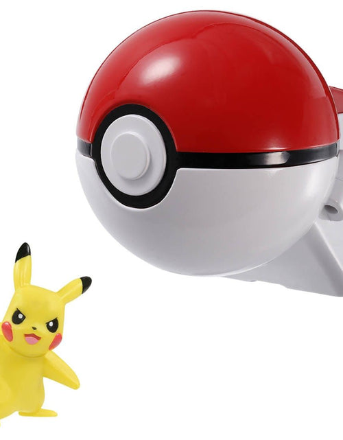 Load image into Gallery viewer, Takara Tomy Pokemon Moncolle PVC Mini Figure -Trouze Pikachu Poké Ball
