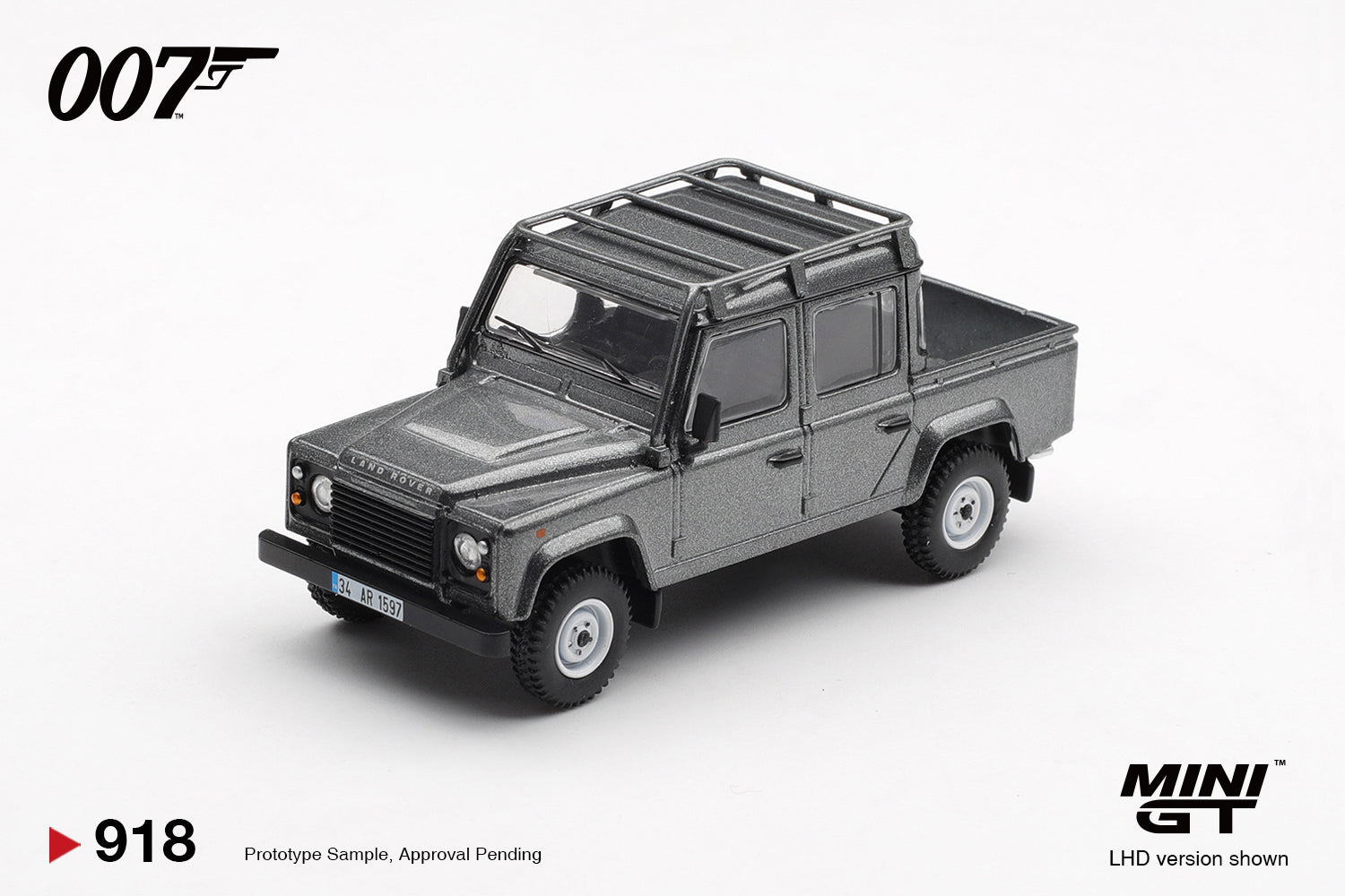(Pre-order) Mini GT #918 Land Rover Defender 110 Crew Cab 007 Skyfall Diecast