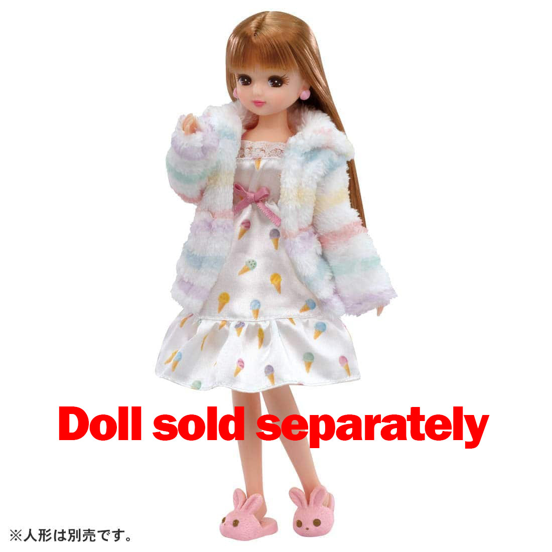 Takara Tomy Licca Chan Doll Clothes LW-06 Softness Room Wear (NO DOLL)