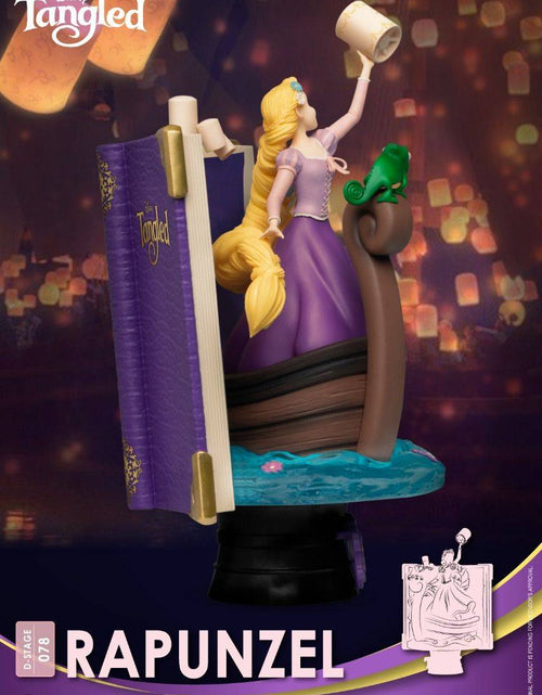 Load image into Gallery viewer, Beast Kingdom Diorama Stage-078-Story Book Series-Rapunzel Close Box
