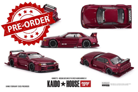 (Pre-order) Kaido House X Mini GT Nissan Skyline GT-R (R32) KAIDO WORKS V1