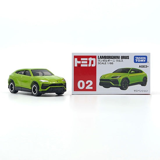 Takara Tomica Tomy 1/66 #02 Lamborghini Urus Diecast Model Car