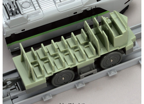 Load image into Gallery viewer, Takara Tomy PLARAIL Real Class 100 Series Sanyo Shinkansen Fresh Green has Light
