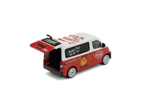 Load image into Gallery viewer, Tiny City Die-cast Model Car 1/64 TOYOTA Townace "COCA COLA" (New Tooling)

