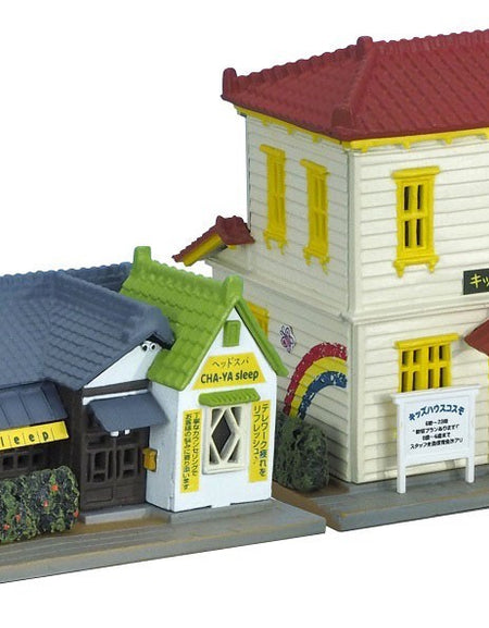 Takara Tomy TOMYTEC Diorama Building Collection 109-4 Head Massage, Kids House