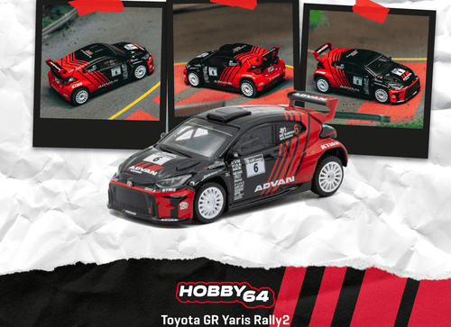 Load image into Gallery viewer, (Pre-order) Tarmac Works 1/64 Toyota GR Yaris Rally2 Japanese Rally Championship
