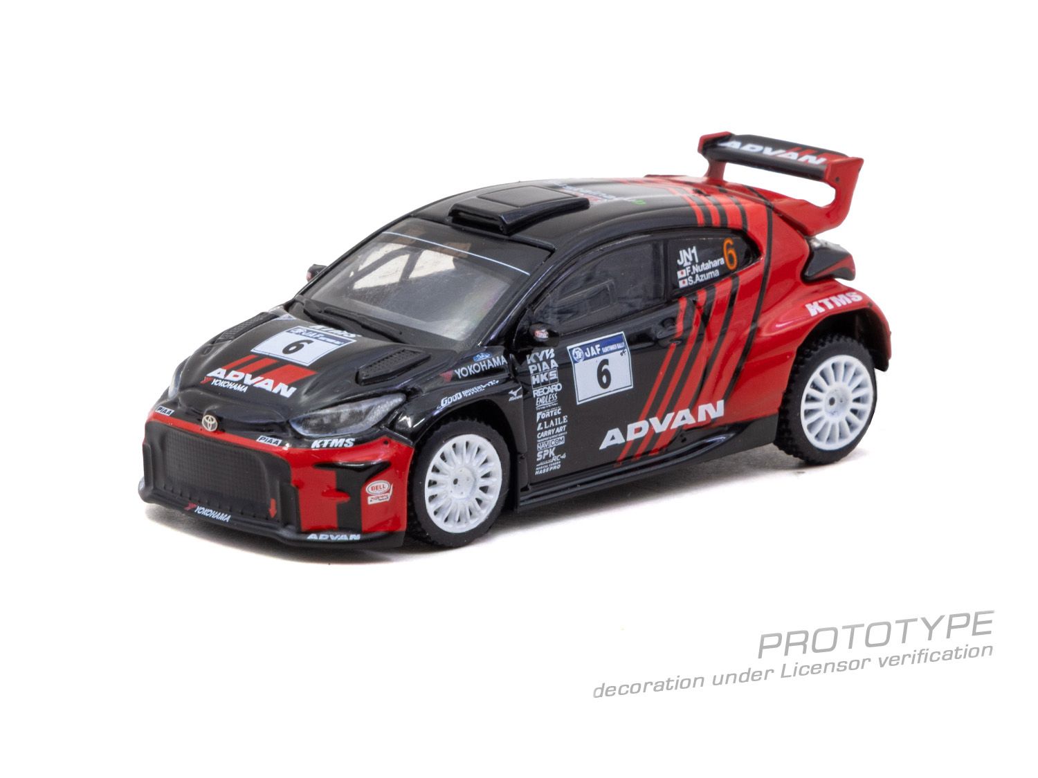 (Pre-order) Tarmac Works 1/64 Toyota GR Yaris Rally2 Japanese Rally Championship