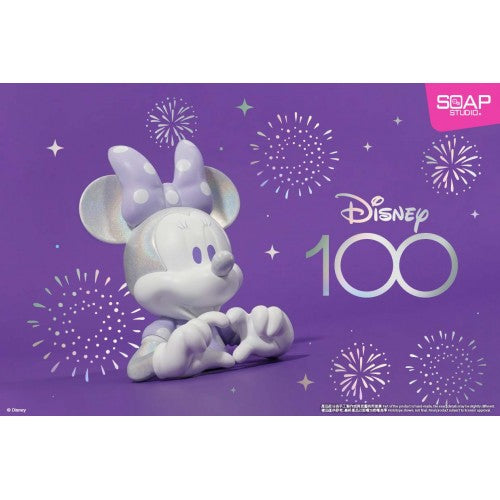 Soap Studio Disney 100th Anniversary Mickey and Minnie Heart Mini PVC Busts