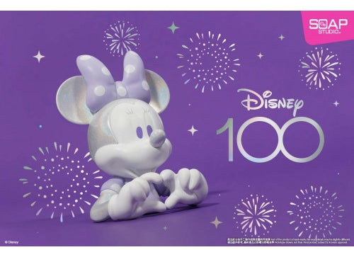 Load image into Gallery viewer, Soap Studio Disney 100th Anniversary Mickey and Minnie Heart Mini PVC Busts
