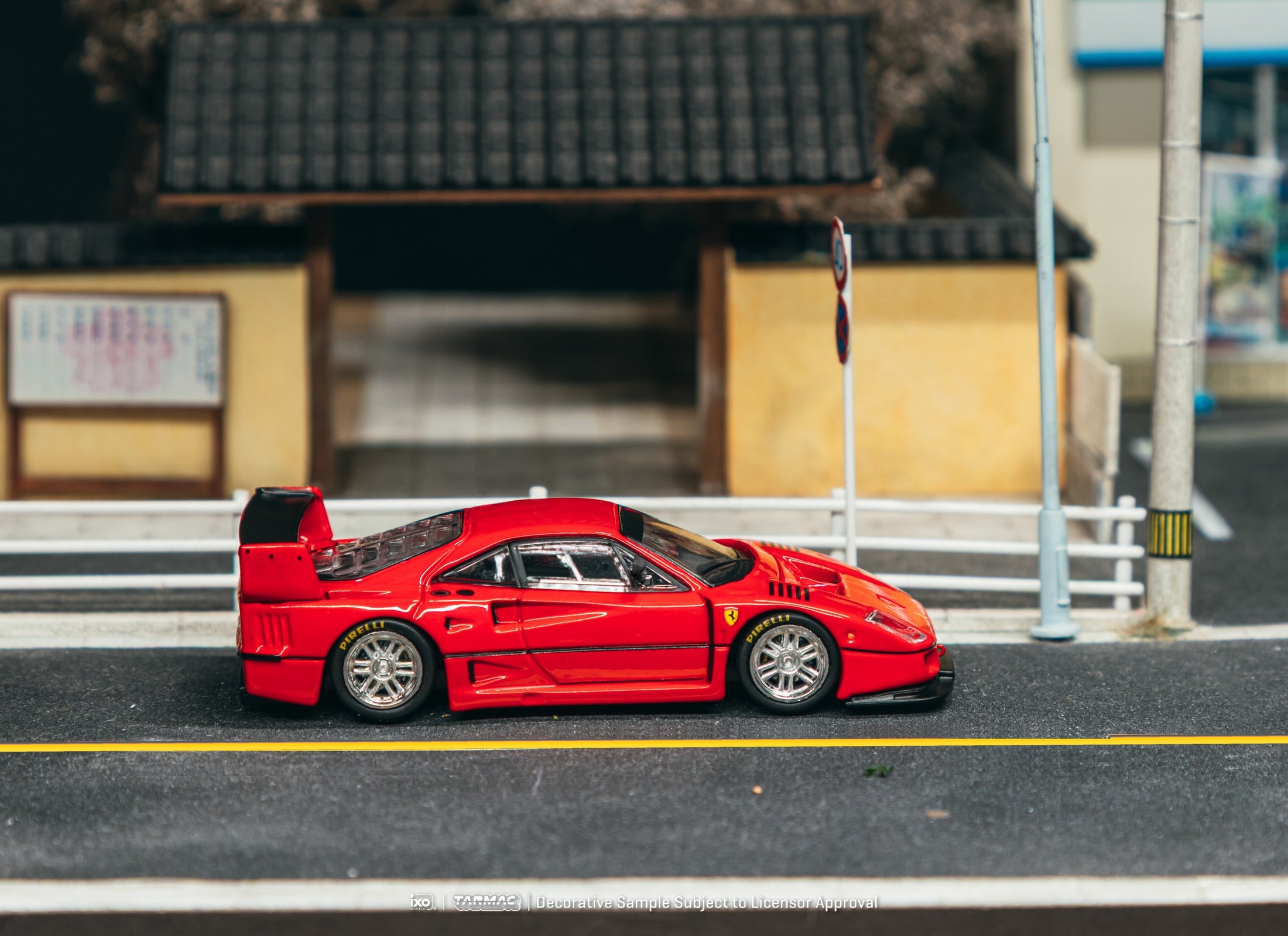 (Pre-order) Tarmac Works 1/64 Ferrari F40 GTE Red Diecast Model Car