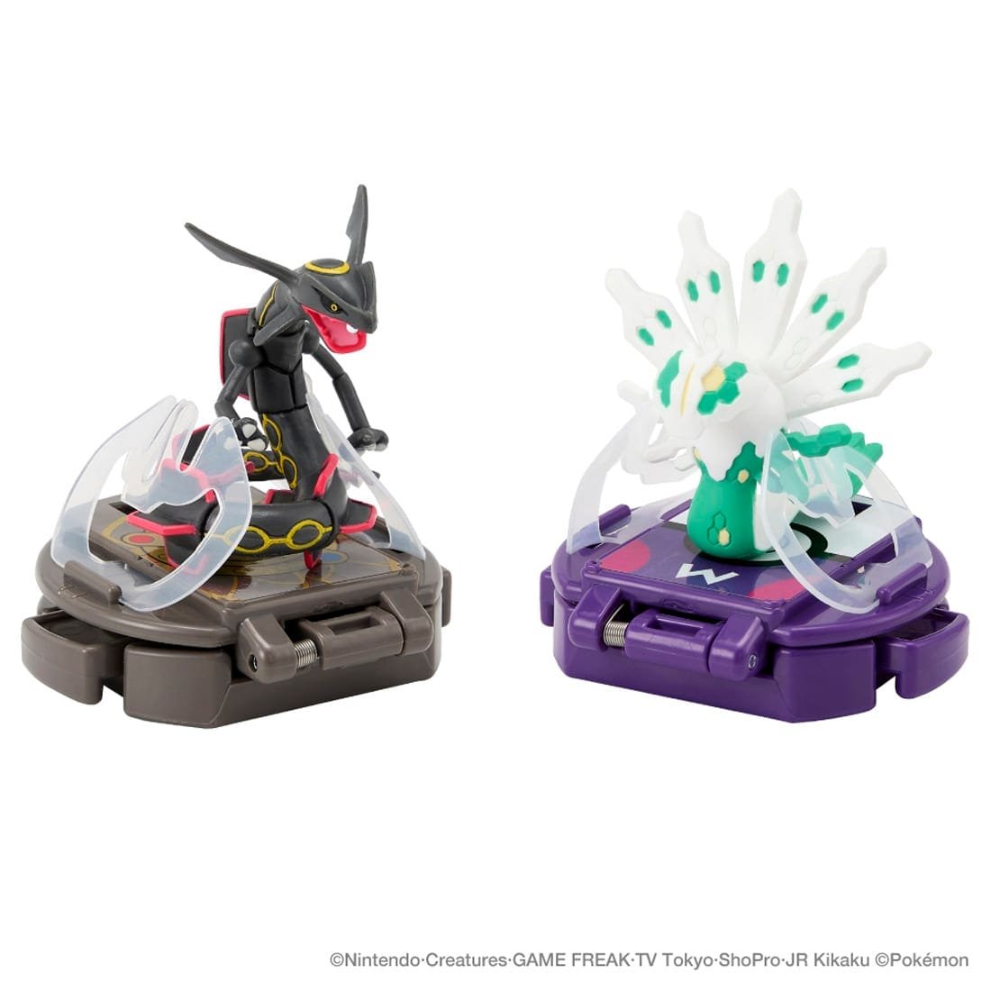 Takara Tomy Moncolle Battle Set Black Rayquaza VS White Zygarde 50% Figures
