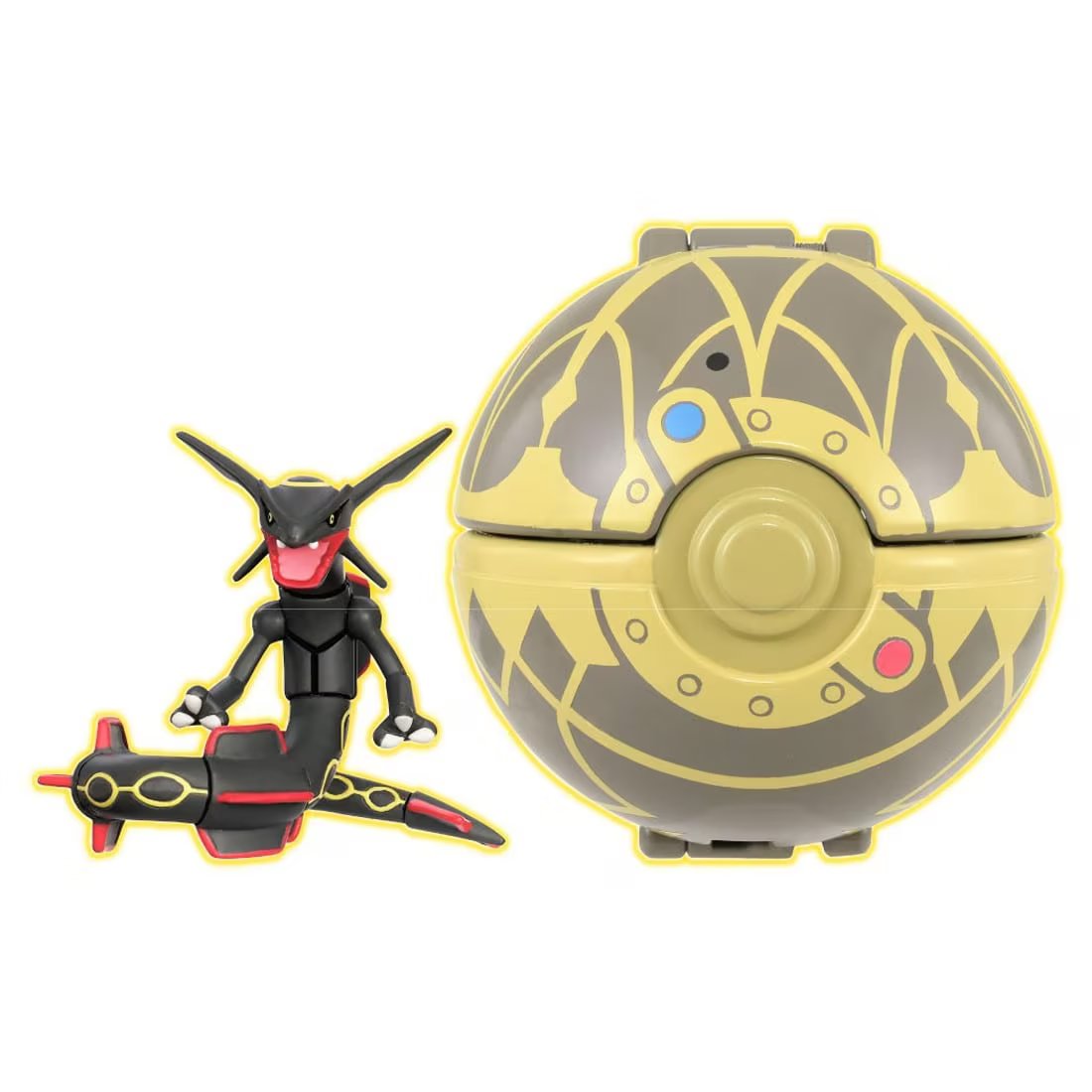 Takara Tomy Monster Collection Pokedel-Z Black Rayquaza (Ancient Monster Ball)
