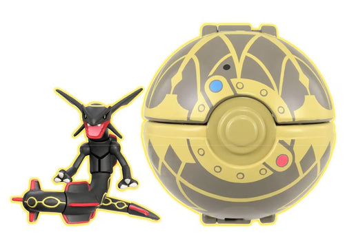 Load image into Gallery viewer, Takara Tomy Monster Collection Pokedel-Z Black Rayquaza (Ancient Monster Ball)
