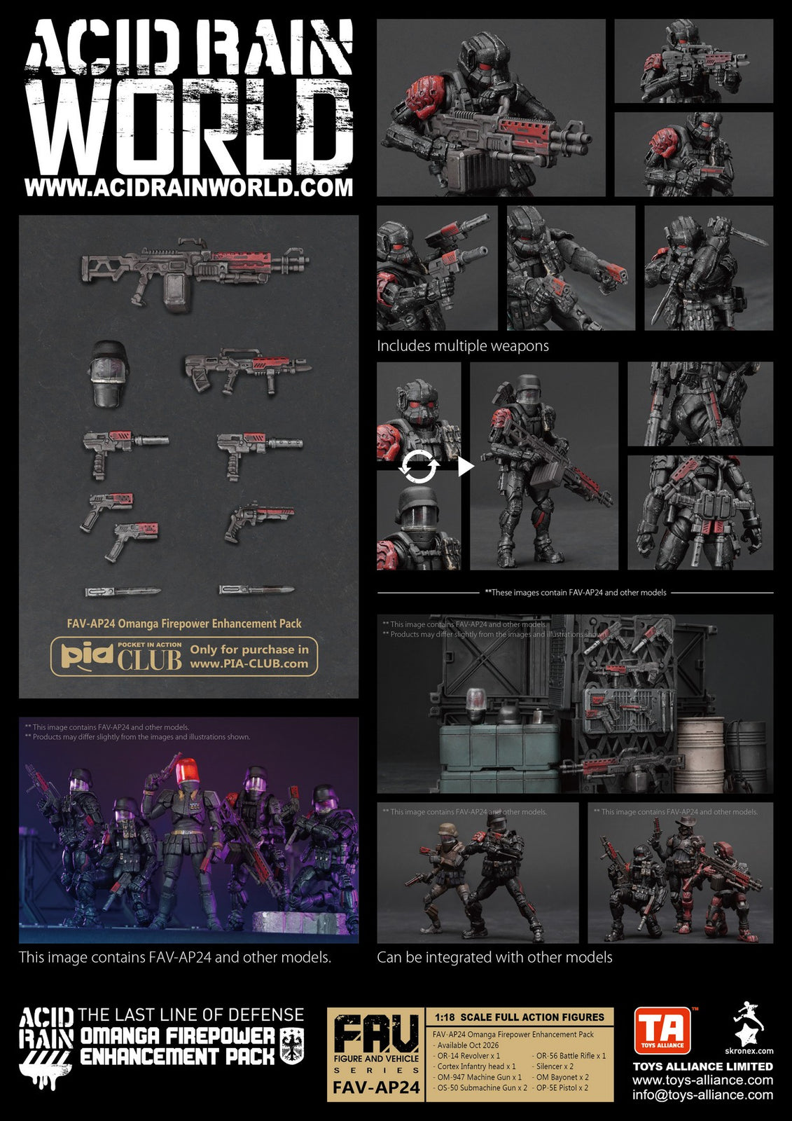 Toy Alliance Acid Rain FAV-AP24 Omanga Firepower Enhancement Pack