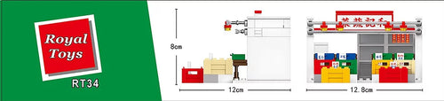 Load image into Gallery viewer, Royal Toys Building Blocks City Story Bricks RT34 : Market Vegetable Stall (160pcs/pzs)
