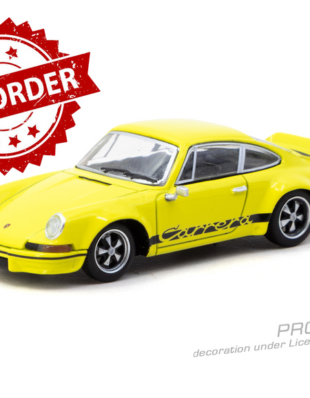 (Pre-order) Tarmac Works 1/64 Porsche 911 Carrera RS 2.7 Lightweight Yellow
