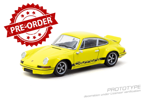 Load image into Gallery viewer, (Pre-order) Tarmac Works 1/64 Porsche 911 Carrera RS 2.7 Lightweight Yellow
