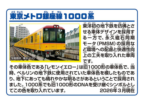 Load image into Gallery viewer, Takara Tomy Plarail Tokyo Metro Ginza Line 1000 Series &amp; Kaminarimon Gate Train
