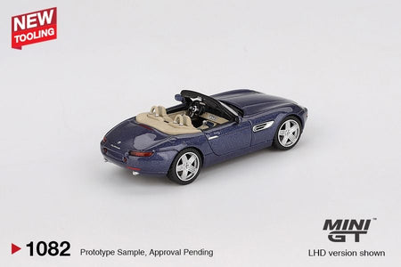 Mini GT 1/64 #1082 BMW Z8 Alpina  Alpine Blue LHD Diecast Model Car