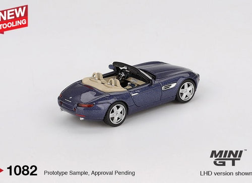 Load image into Gallery viewer, Mini GT 1/64 #1082 BMW Z8 Alpina  Alpine Blue LHD Diecast Model Car
